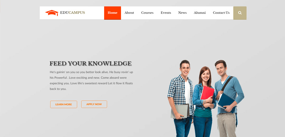 Home page