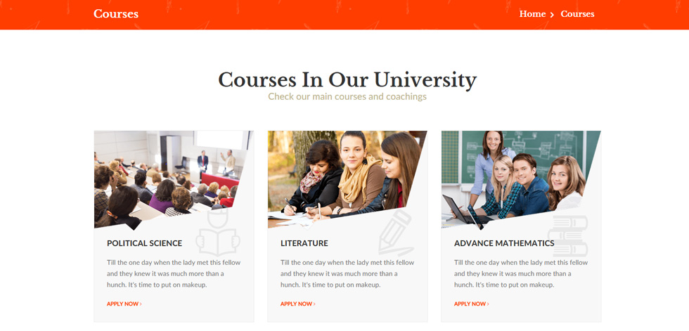 Courses