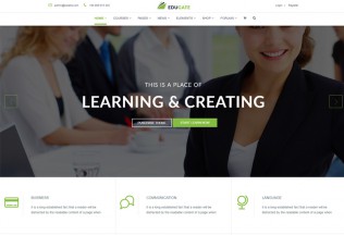EduGate – Premium Responsive Multiconcept Education WordPress Theme