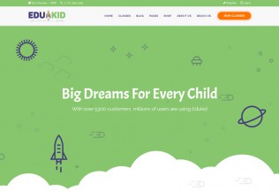 Edukid – Premium Responsive Kindergarten & School Education WordPress Theme