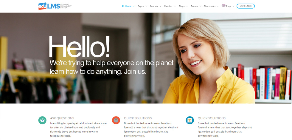 Home page