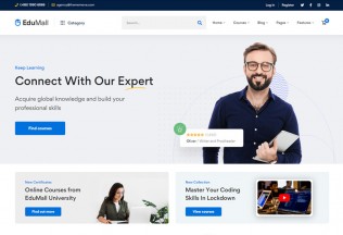 EduMall – Premium Responsive LMS Education Center WordPress Theme