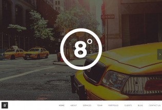 Eight Degree – Premium Responsive One Page Parallax WorPress Theme