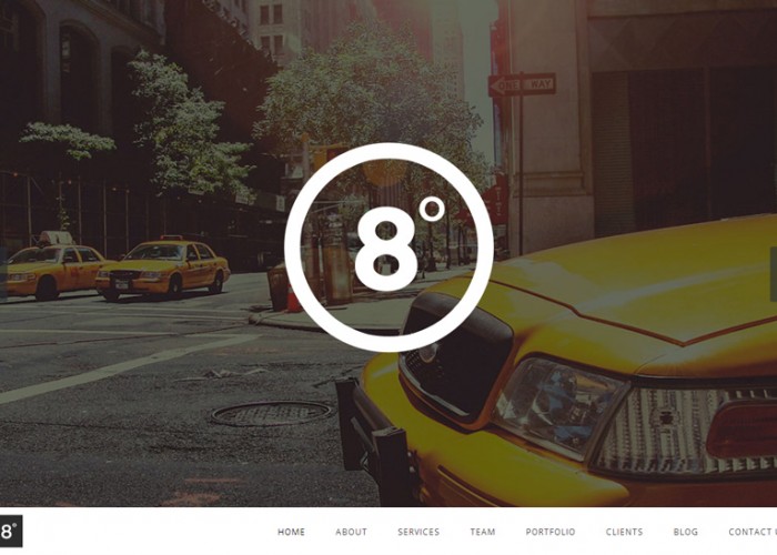 Eight Degree – Premium Responsive One Page Parallax WorPress Theme