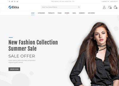 Ekka – Premium Responsive Ecommerce HTML5 Template