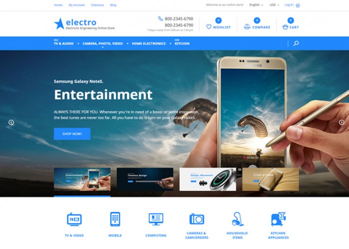Electro – Premium Responsive Magento Theme