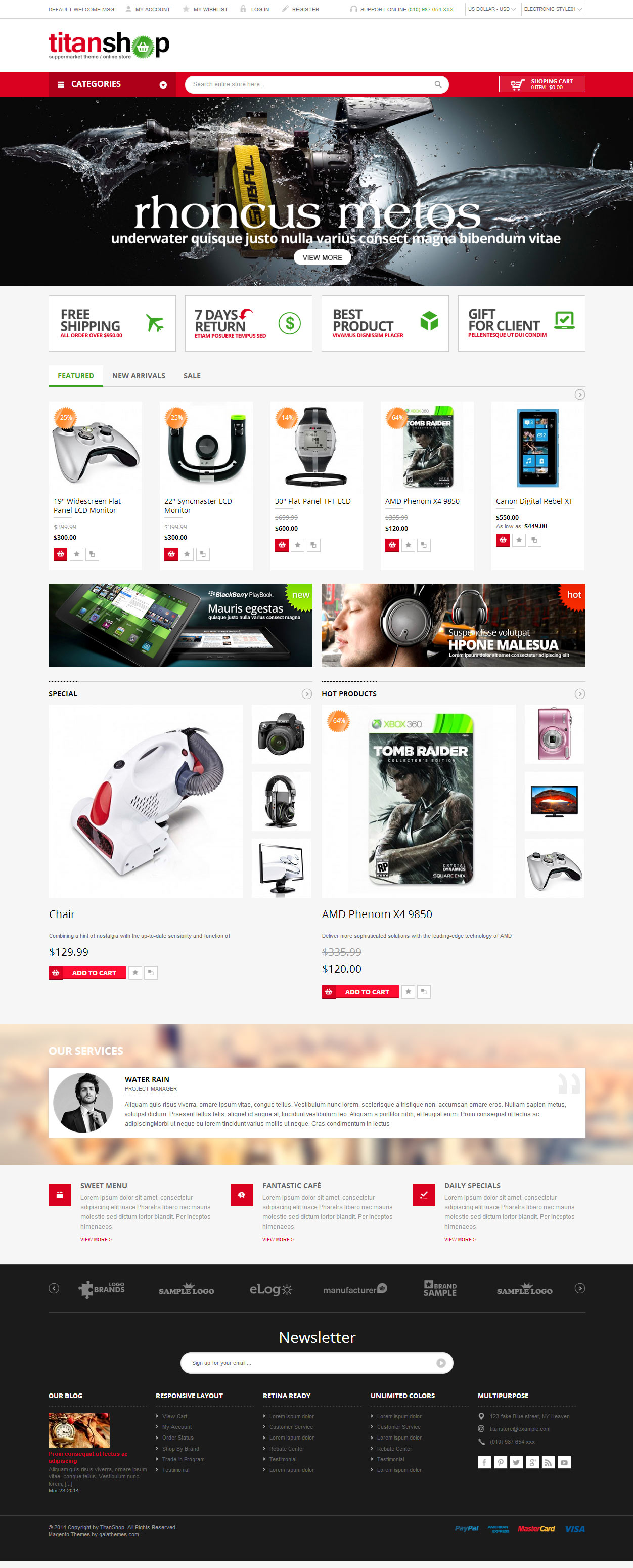 TitanShop Magento Theme like Aliexpress