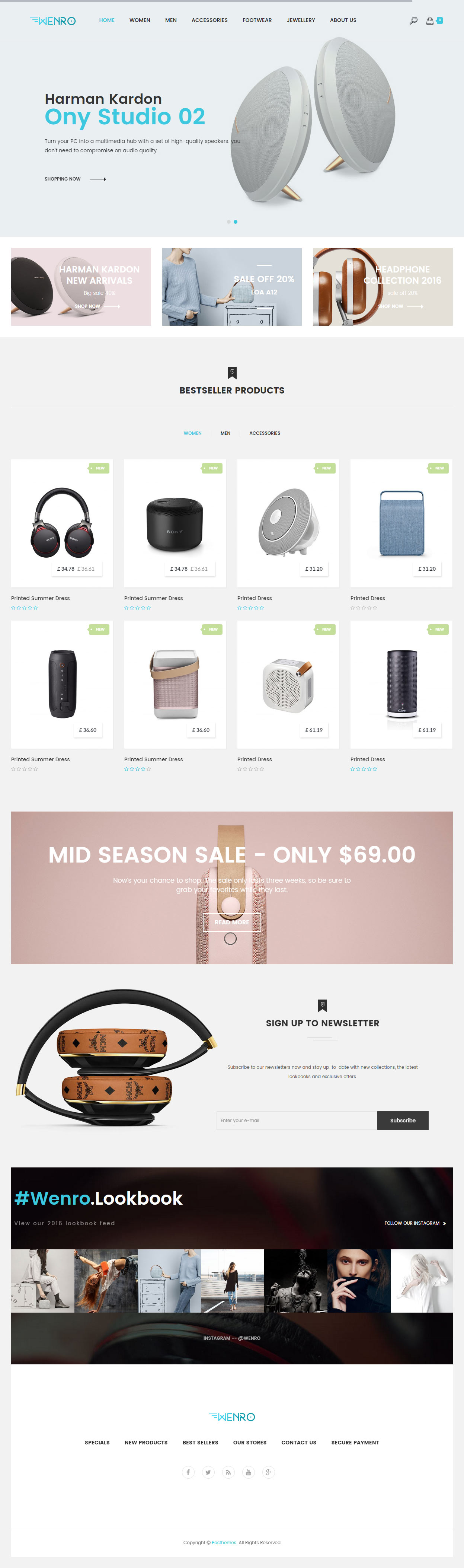 Wenro Electronics Prestashop Theme
