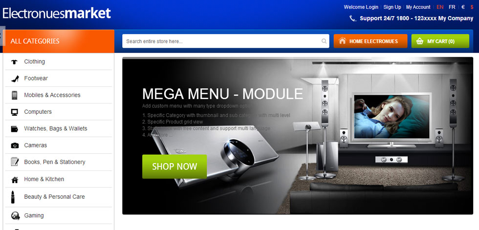 Home page
