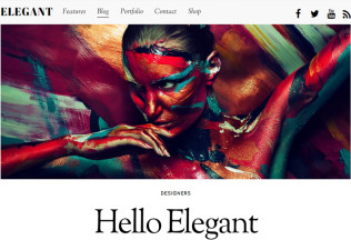 Elegant – Premium Responsive WordPress Blog & Portfolio Theme