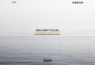 Elise – Premium Responsive AJAX Powered One Page Template