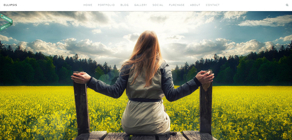 Welcome screen