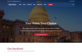 Elvotics – Premium Responsive Political WordPress Theme