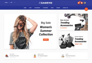 Embryo – Premium Responsive Angular eCommerce HTML5 Template