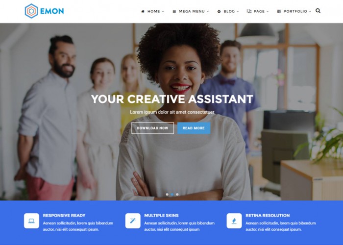 Emon – Premium Responsive Business Drupal 8 Theme