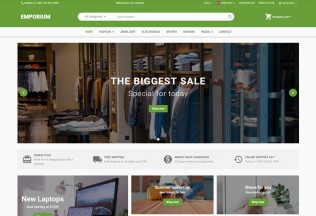 Emporium – Premium Responsive Angular 8 eCommerce HTML5 Template