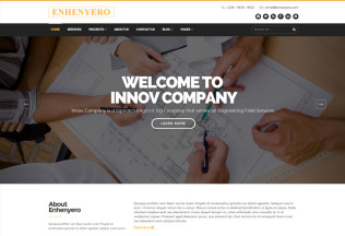 Enhenyero – Premium Responsive Engineering/Industrial HTML5 Template