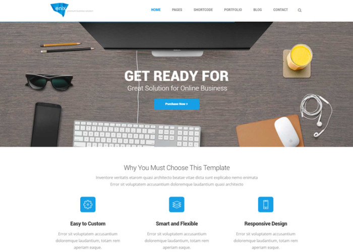 Enix – Premium Responsive Modern Corporate HTML5 Template