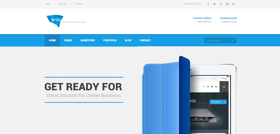 Home page