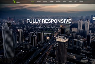 Enter – Premium Responsive One Page HTML5 Template