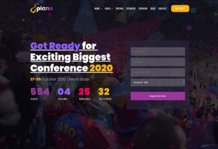 Eplano – Premium Responsive Event and Conference WordPress Theme