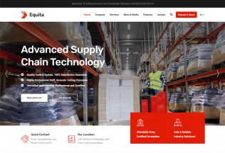 Equita – Premium Responsive Logistics Cargo WordPress Theme