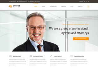 Erange – Premium Responsive HTML Template for Law Firm
