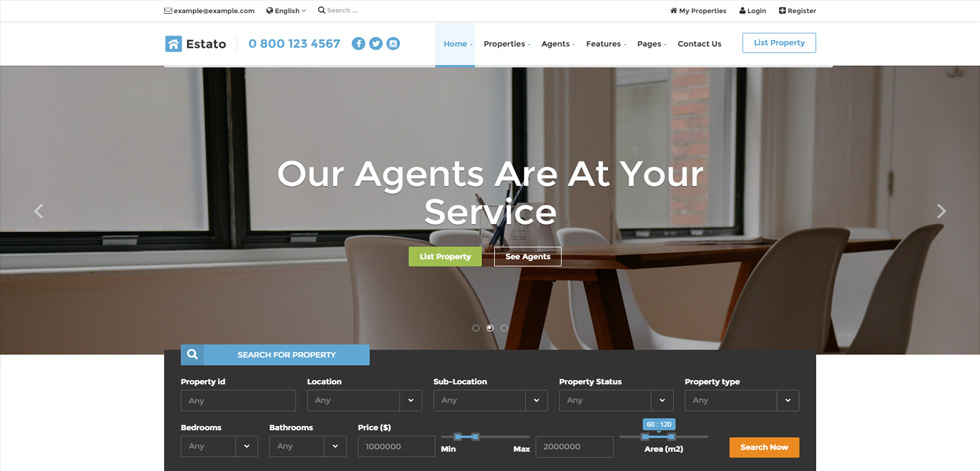 Home page