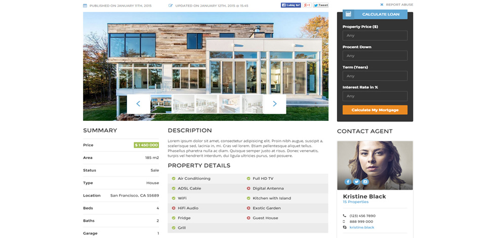 Property page