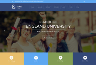 ETHIC – Premium Responsive Education, Event and Course HTML5 Template