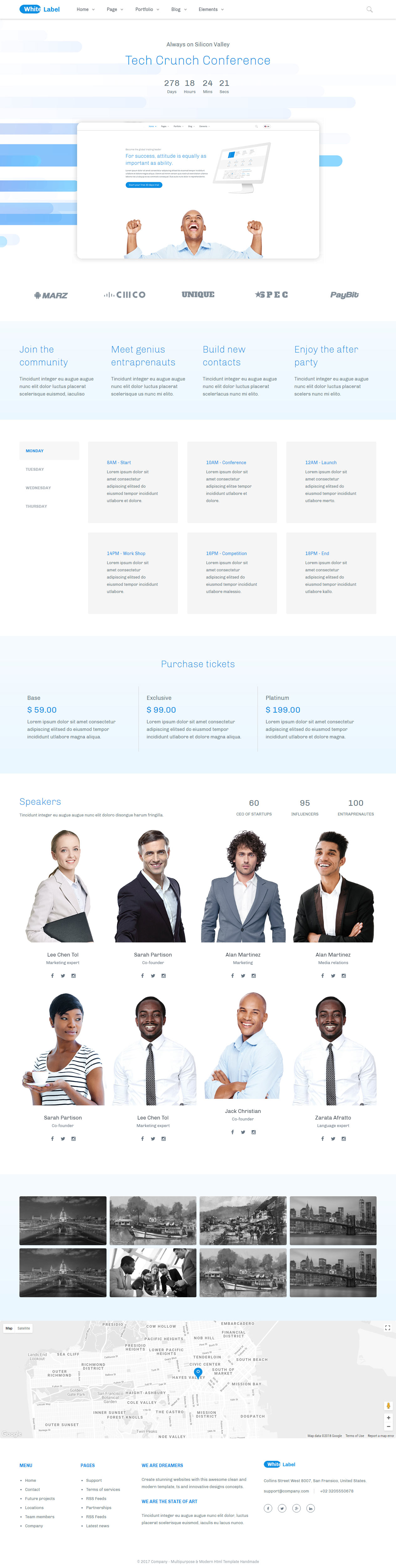 White Label Drupal Events Theme