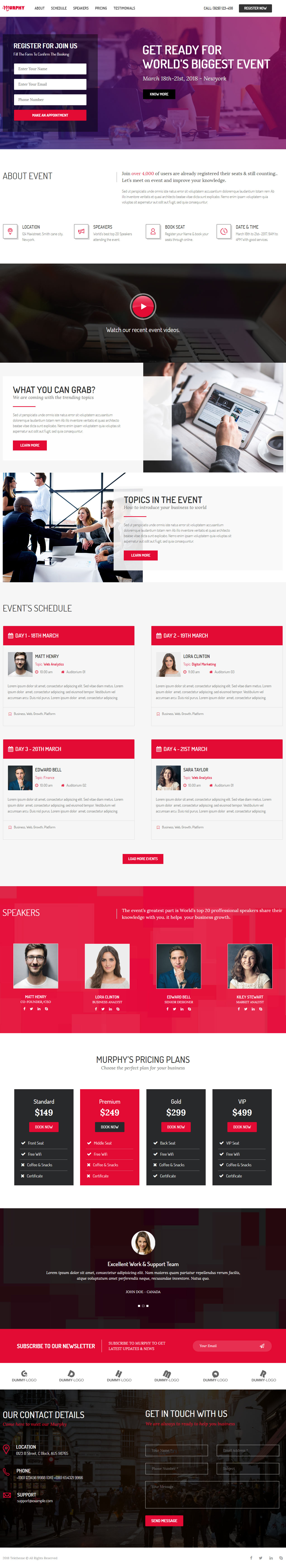 Murphy Muse Event Template