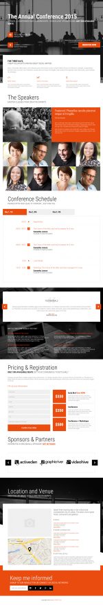 Best Responsive HTML5 Conference Templates in 2015