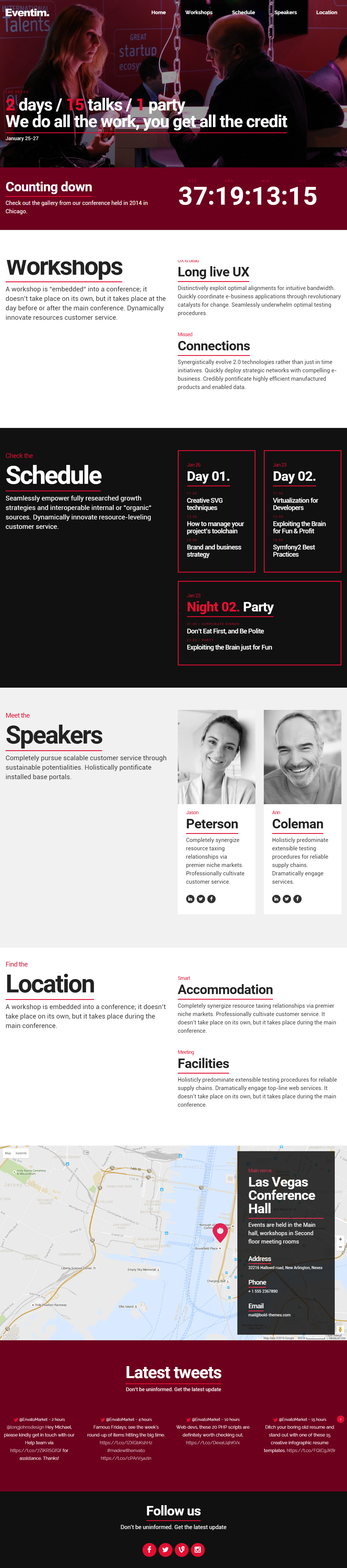 Eventim Events WordPress Theme