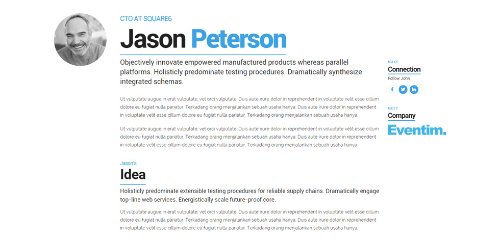Speaker profile
