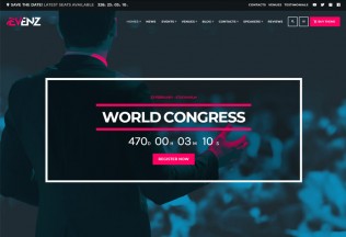 Evenz – Premium Responsive Conference and Event WordPress Theme