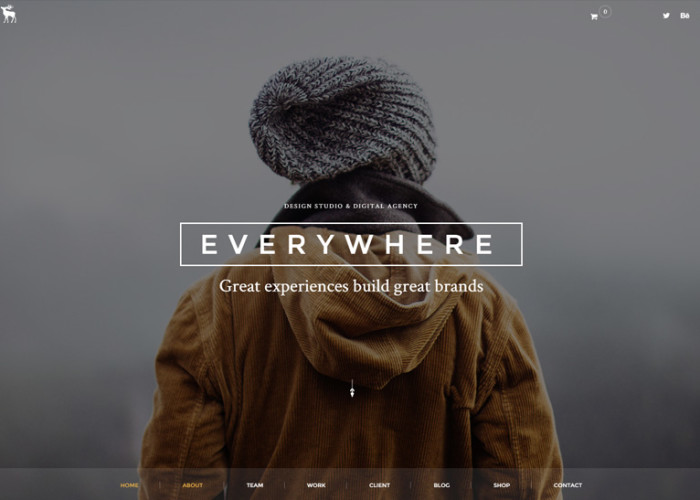 Every – Premium Responsive One Page Portfolio WordPress Theme
