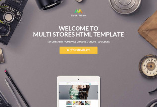 Everything Store – Premium Responsive Multipurpose HTML5 Ecommerce Template