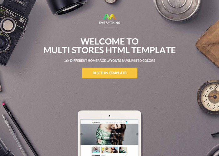 Everything Store – Premium Responsive Multipurpose HTML5 Ecommerce Template
