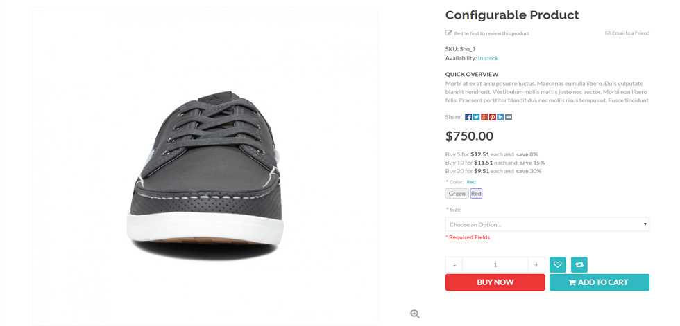 Product page
