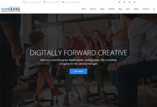 Evockans – Premium Responsive MultiPurpose Business Drupal 8 Theme