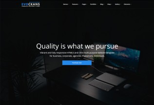 Evockans – Premium Responsive MultiPurpose Business HTML5 Template