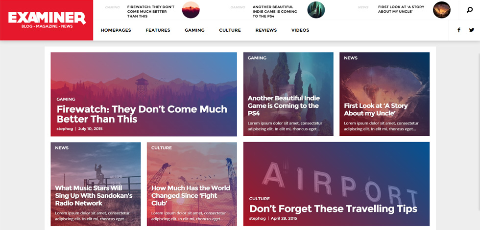 Home page