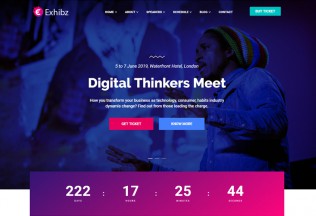 Exhibz – Premium Responsive Conference Event WordPress Theme