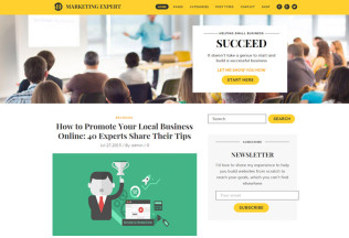 Expert – Premium Responsive Blog Drupal Theme for Marketer