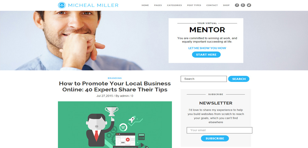 Home page