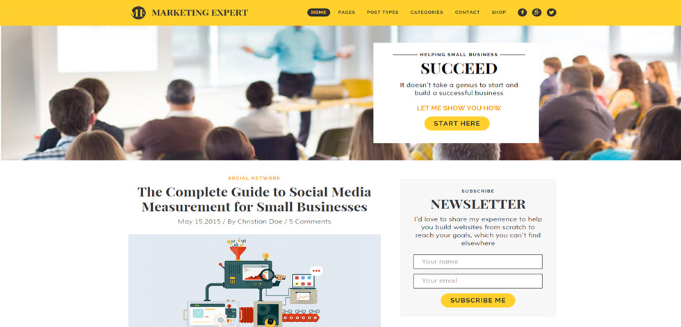 Home page