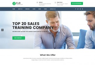 F&O – Premium Responsive Consultant Finance WordPress Theme