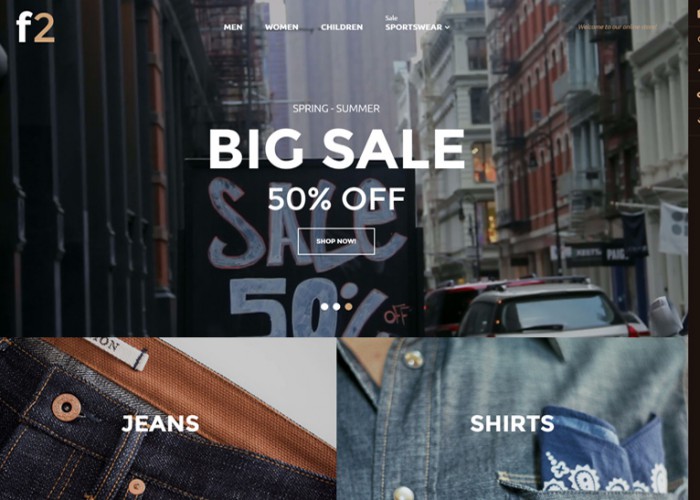 F2 – Premium Responsive Fashion Boutique Magento Theme