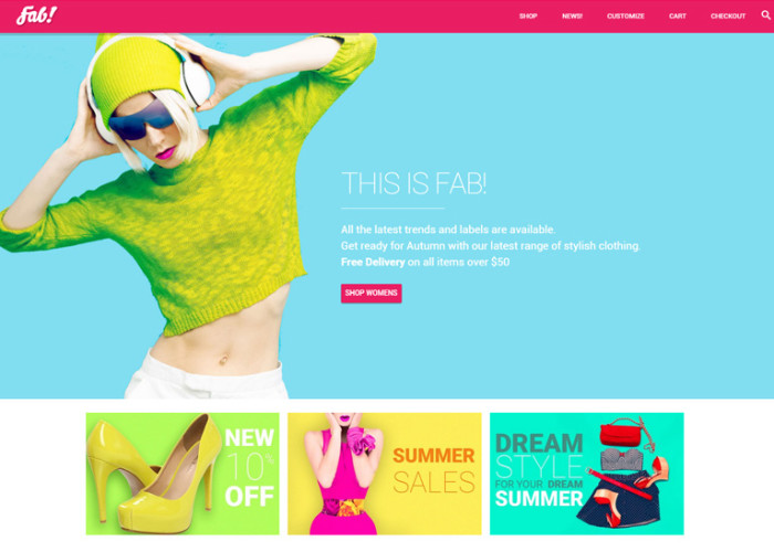 FAB! – Premium Responsive Material Design Ecommerce HTML5 Template